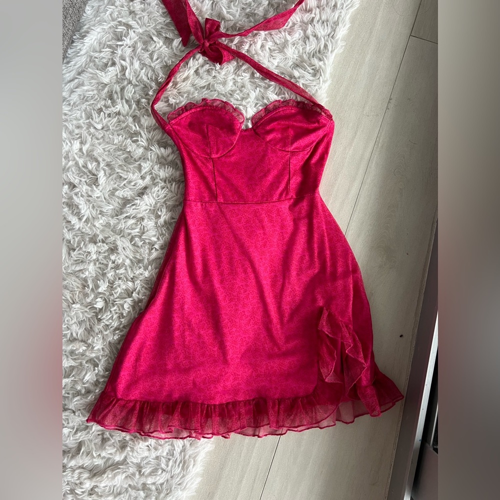“New Pink” mini dress